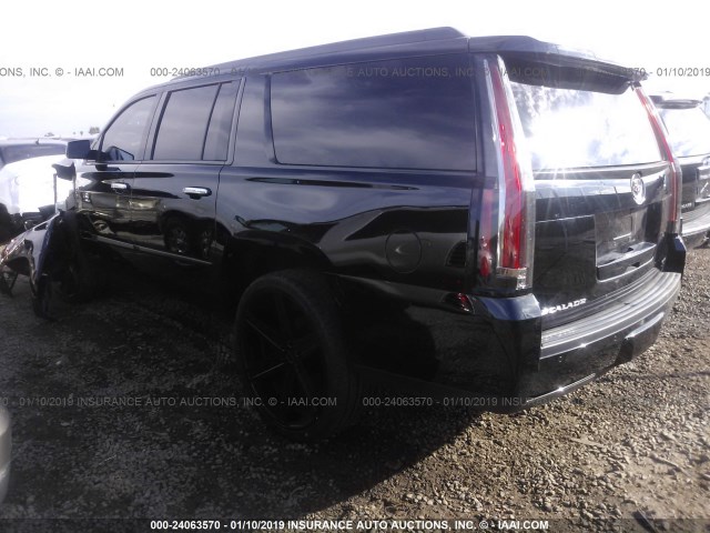 1GYS4JKJ2FR273223 - 2015 CADILLAC ESCALADE ESV PREMIUM BLACK photo 3