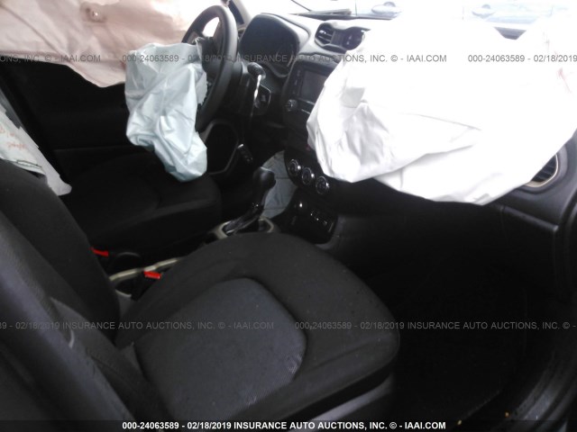 ZACCJBAB4HPE76957 - 2017 JEEP RENEGADE SPORT Մոխրագույն լուսանկար 5