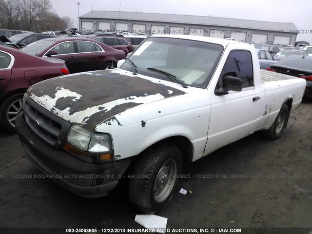 1FTYR10V4XPB82636 - 1999 FORD RANGER WHITE photo 2