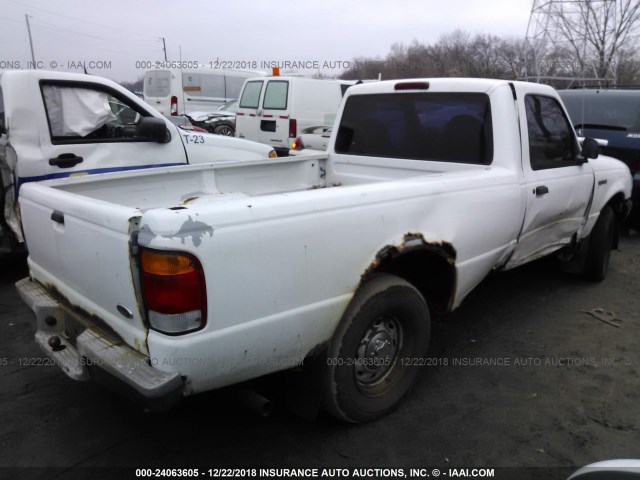 1FTYR10V4XPB82636 - 1999 FORD RANGER WHITE photo 4