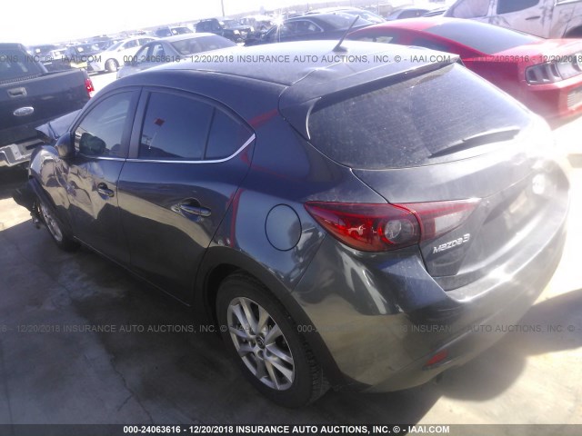 3MZBM1L78FM160139 - 2015 MAZDA 3 TOURING GRAY photo 3