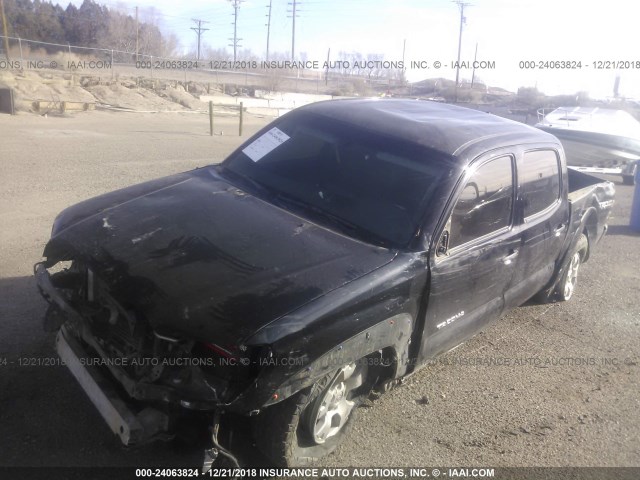 5TFLU4ENXDX049622 - 2013 TOYOTA TACOMA DOUBLE CAB 黑色 照片 2