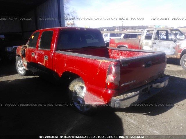 2GCEC13T251284543 - 2005 CHEVROLET SILVERADO C1500 RED photo 3