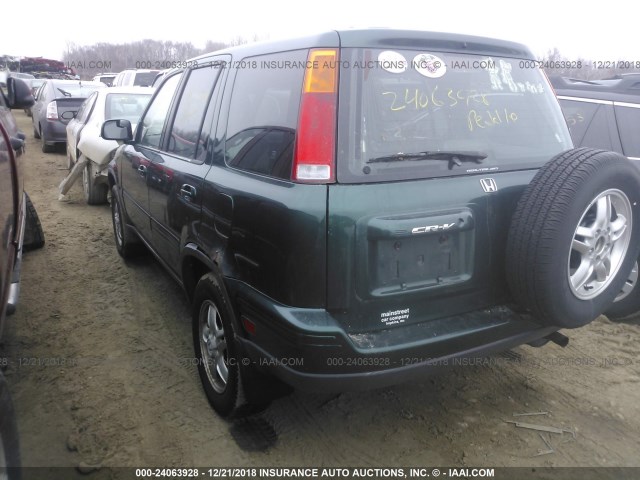 JHLRD18791S007427 - 2001 HONDA CR-V SE/LE GREEN photo 3