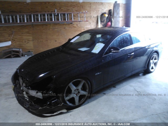 WDDDJ77X38A121191 - 2008 MERCEDES-BENZ CLS 63 AMG BLACK photo 2