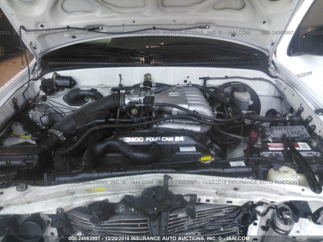 5TESN92N14Z436398 - 2004 TOYOTA TACOMA XTRACAB PRERUNNER თეთრი ფოტო 10