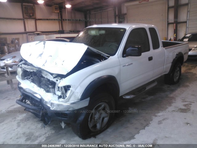 5TESN92N14Z436398 - 2004 TOYOTA TACOMA XTRACAB PRERUNNER თეთრი ფოტო 2
