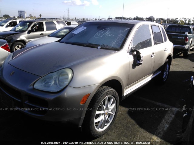 WP1AA29PX4LA21888 - 2004 PORSCHE CAYENNE TAN photo 2