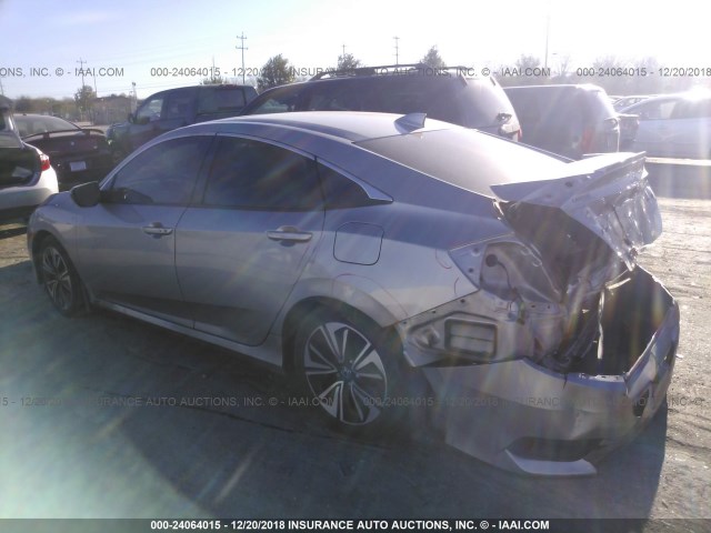 2HGFC1F72GH637362 - 2016 HONDA CIVIC EXL SILVER photo 3