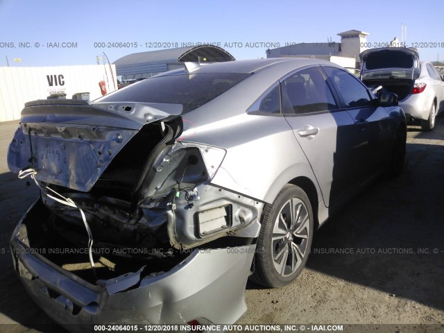 2HGFC1F72GH637362 - 2016 HONDA CIVIC EXL SILVER photo 4