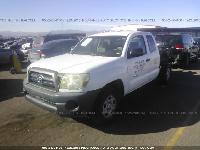5TETX22N36Z244716 - 2006 TOYOTA TACOMA ACCESS CAB თეთრი ფოტო 2
