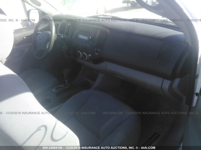 5TETX22N36Z244716 - 2006 TOYOTA TACOMA ACCESS CAB თეთრი ფოტო 5