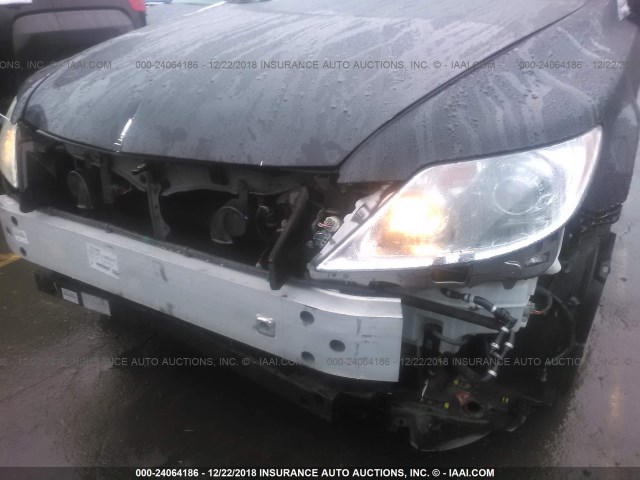 JTHBL46F875048926 - 2007 LEXUS LS 460 BLACK photo 6