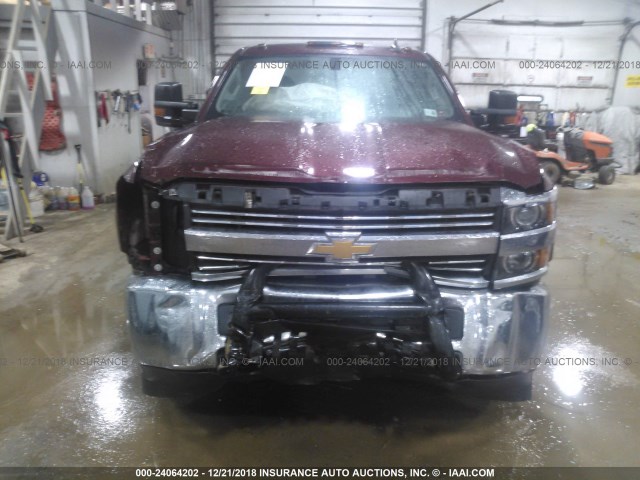 1GC4KYCG6GF303780 - 2016 CHEVROLET SILVERADO K3500 BURGUNDY photo 7