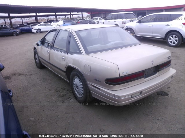 2G4WB54L0N1486242 - 1992 BUICK REGAL CUSTOM TAN photo 3