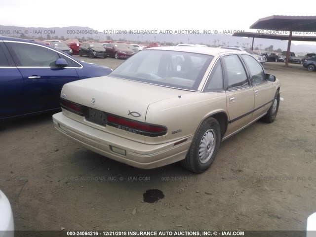 2G4WB54L0N1486242 - 1992 BUICK REGAL CUSTOM TAN photo 4