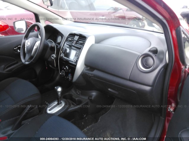 3N1CE2CP0JL356720 - 2018 NISSAN VERSA NOTE S/S PLUS/SV/SL/SR RED photo 5