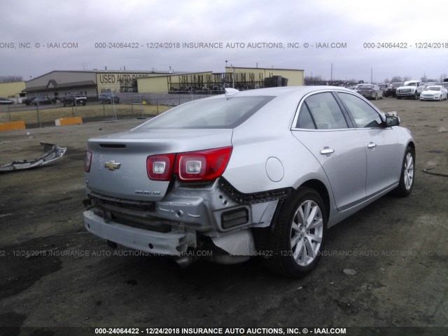 1G11E5SA4GF166577 - 2016 CHEVROLET MALIBU LIMITED LTZ SILVER photo 4