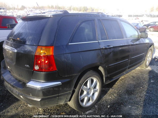 2A8GM78X77R338257 - 2007 CHRYSLER PACIFICA LIMITED BLACK photo 4