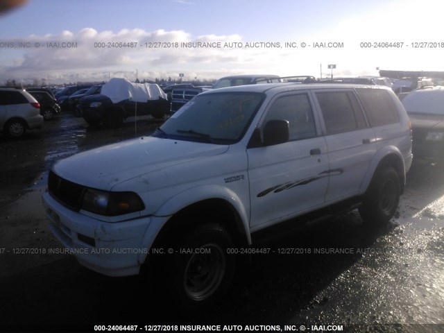 JA4MT31P3VP005823 - 1997 MITSUBISHI MONTERO SPORT LS WHITE photo 2