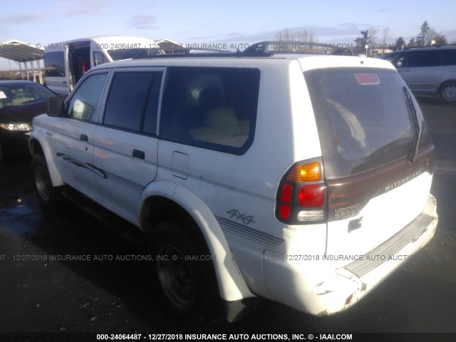 JA4MT31P3VP005823 - 1997 MITSUBISHI MONTERO SPORT LS WHITE photo 3