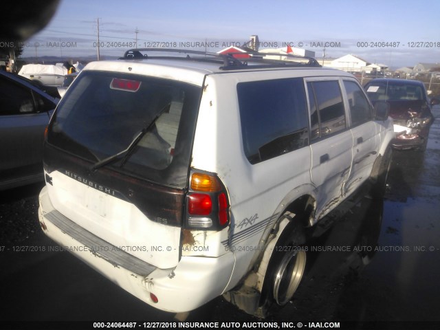 JA4MT31P3VP005823 - 1997 MITSUBISHI MONTERO SPORT LS WHITE photo 4