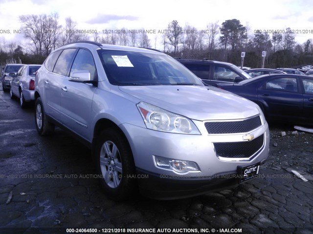 1GNLRFED7AS101213 - 2010 CHEVROLET TRAVERSE LT SILVER photo 1