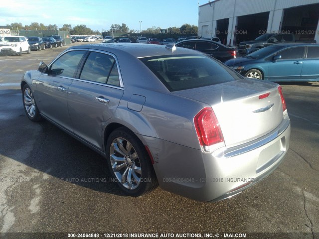 2C3CCAEG1JH208194 - 2018 CHRYSLER 300 LIMITED SILVER photo 3