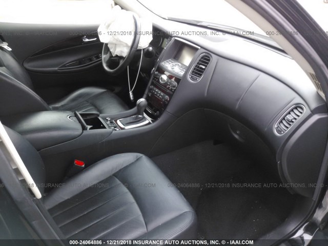 JN1BJ0HP2EM210352 - 2014 INFINITI QX50 BLACK photo 5