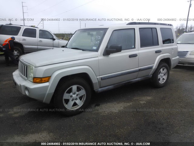 1J8HG48K76C362984 - 2006 JEEP COMMANDER Gümüş foto 2