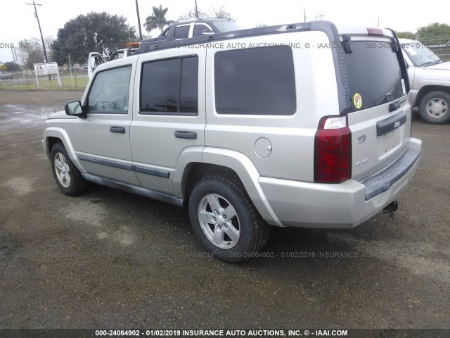 1J8HG48K76C362984 - 2006 JEEP COMMANDER Gümüş foto 3