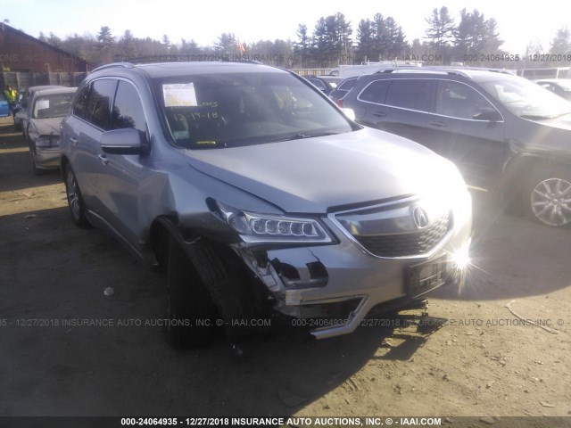 5FRYD4H46GB053656 - 2016 ACURA MDX TECHNOLOGY GRAY photo 6