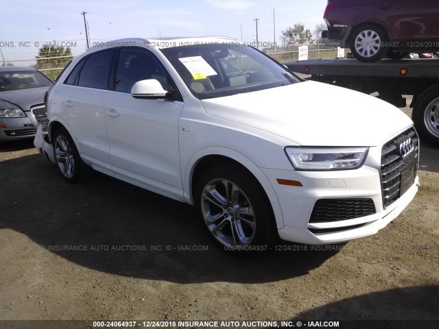 WA1HCCFS5JR027383 - 2018 AUDI Q3 PREMIUM PLUS WHITE photo 1