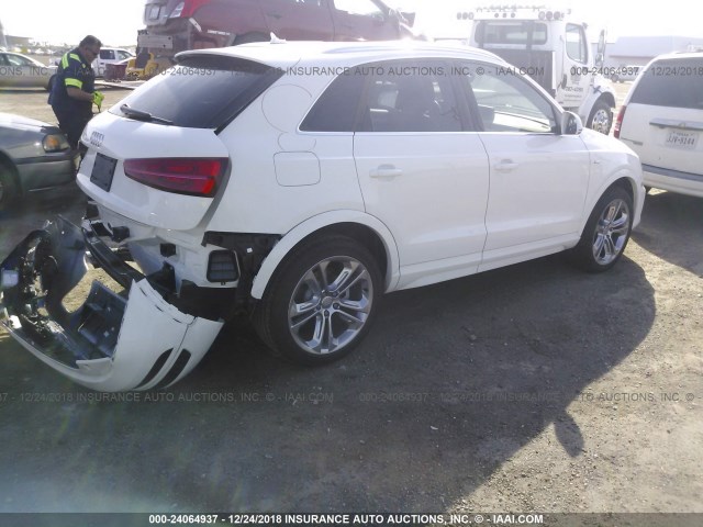 WA1HCCFS5JR027383 - 2018 AUDI Q3 PREMIUM PLUS WHITE photo 4