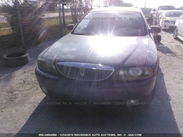 1LNHM87AX4Y608633 - 2004 LINCOLN LS BLUE photo 6