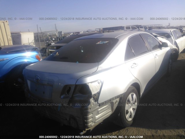 4T1BE46K47U595539 - 2007 TOYOTA CAMRY NEW GENERAT CE/LE/XLE/SE SILVER photo 4