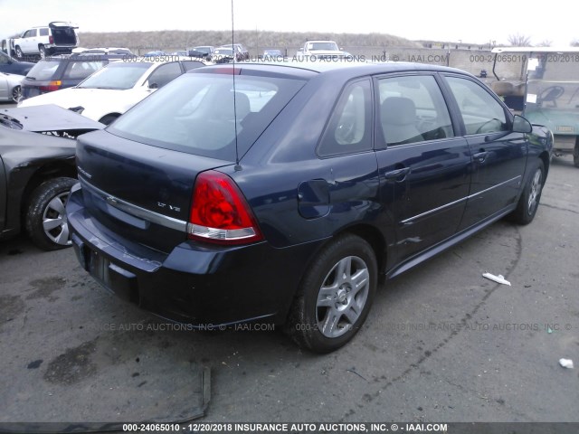 1G1ZT61886F119158 - 2006 CHEVROLET MALIBU MAXX LT BLUE photo 4