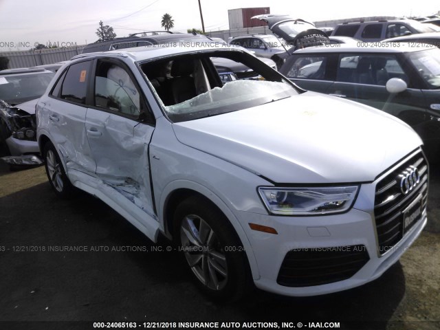 WA1BCCFS7JR028508 - 2018 AUDI Q3 PREMIUM WHITE photo 1