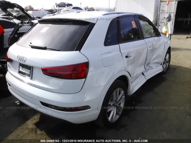 WA1BCCFS7JR028508 - 2018 AUDI Q3 PREMIUM WHITE photo 4