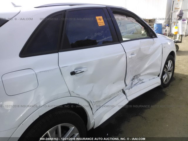 WA1BCCFS7JR028508 - 2018 AUDI Q3 PREMIUM WHITE photo 6