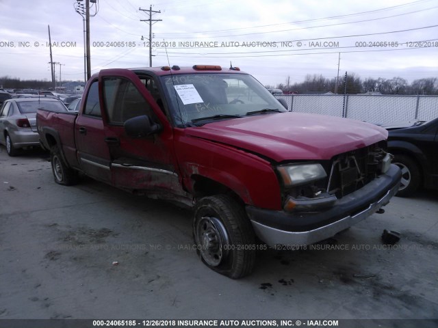 1GCGK23U94F247281 - 2004 CHEVROLET SILVERADO K2500 RED photo 1