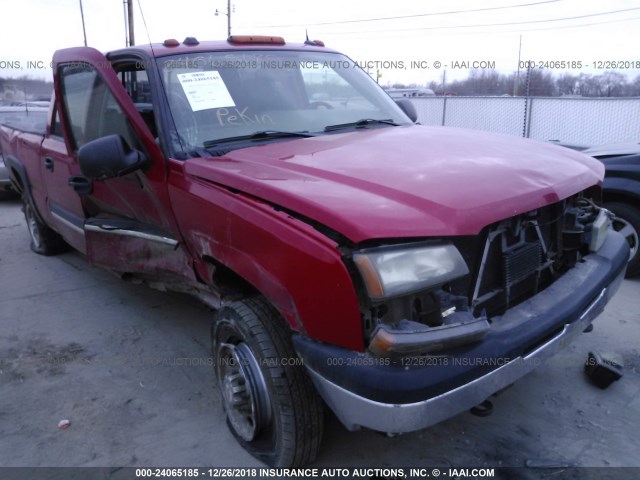 1GCGK23U94F247281 - 2004 CHEVROLET SILVERADO K2500 RED photo 6