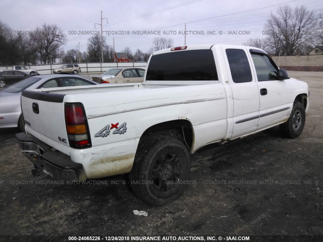 2GTEK19V741110980 - 2004 GMC NEW SIERRA K1500 WHITE photo 4