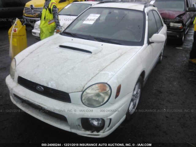 JF1GG29682G836717 - 2002 SUBARU IMPREZA WRX WHITE photo 2