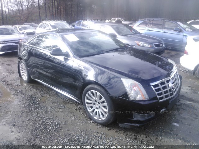 1G6DC1E33D0106047 - 2013 CADILLAC CTS BLACK photo 1