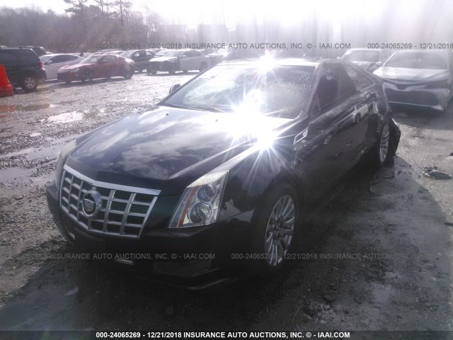 1G6DC1E33D0106047 - 2013 CADILLAC CTS BLACK photo 2