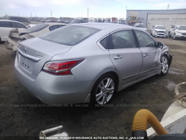 1N4BL3AP0FC107740 - 2015 NISSAN ALTIMA 3.5S/3.5SV/3.5SL SILVER photo 4