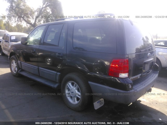 1FMFU15596LA14216 - 2006 FORD EXPEDITION XLT BLACK photo 3