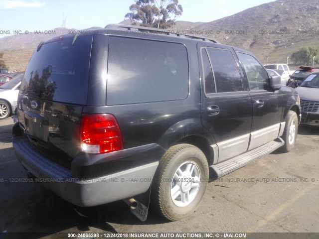 1FMFU15596LA14216 - 2006 FORD EXPEDITION XLT BLACK photo 4