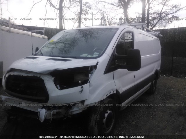 1FTYE1YM9HKB37763 - 2017 FORD TRANSIT T-150 WHITE photo 2